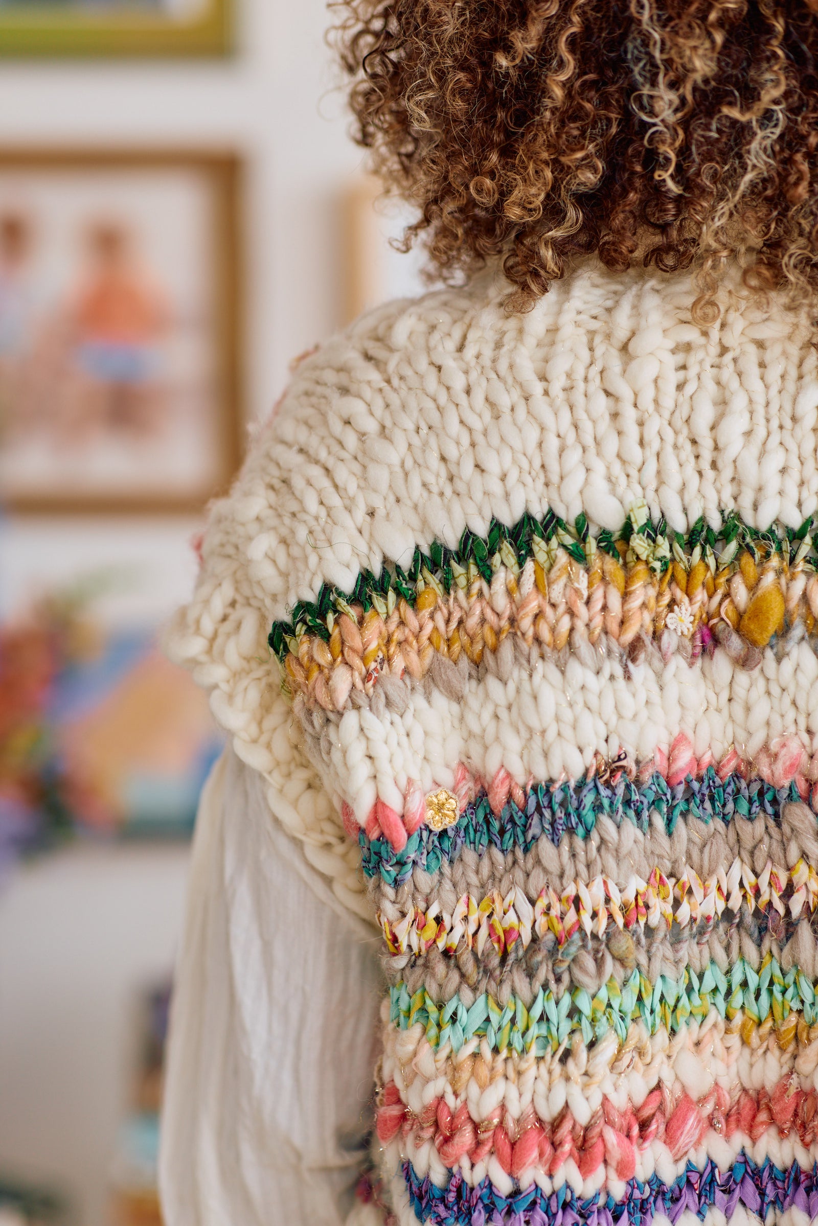 Rodeo Vest Mixed Yarn ~ Knitalong Kit