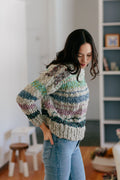 Saturday Sweater ~ Fog Heather / Sweet Dreams Sample 32