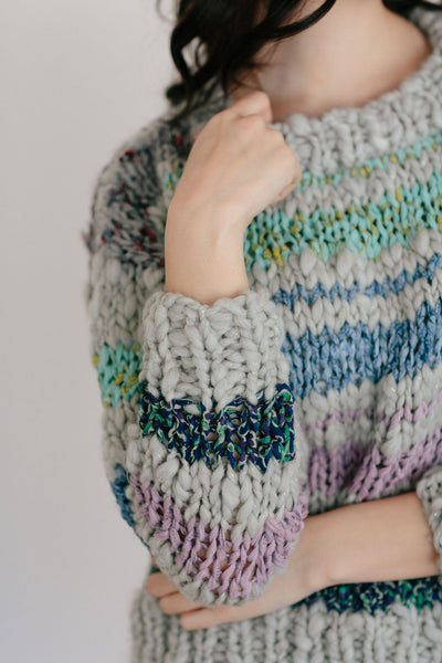Knit Collage Saturday Sweater Knitting Pattern