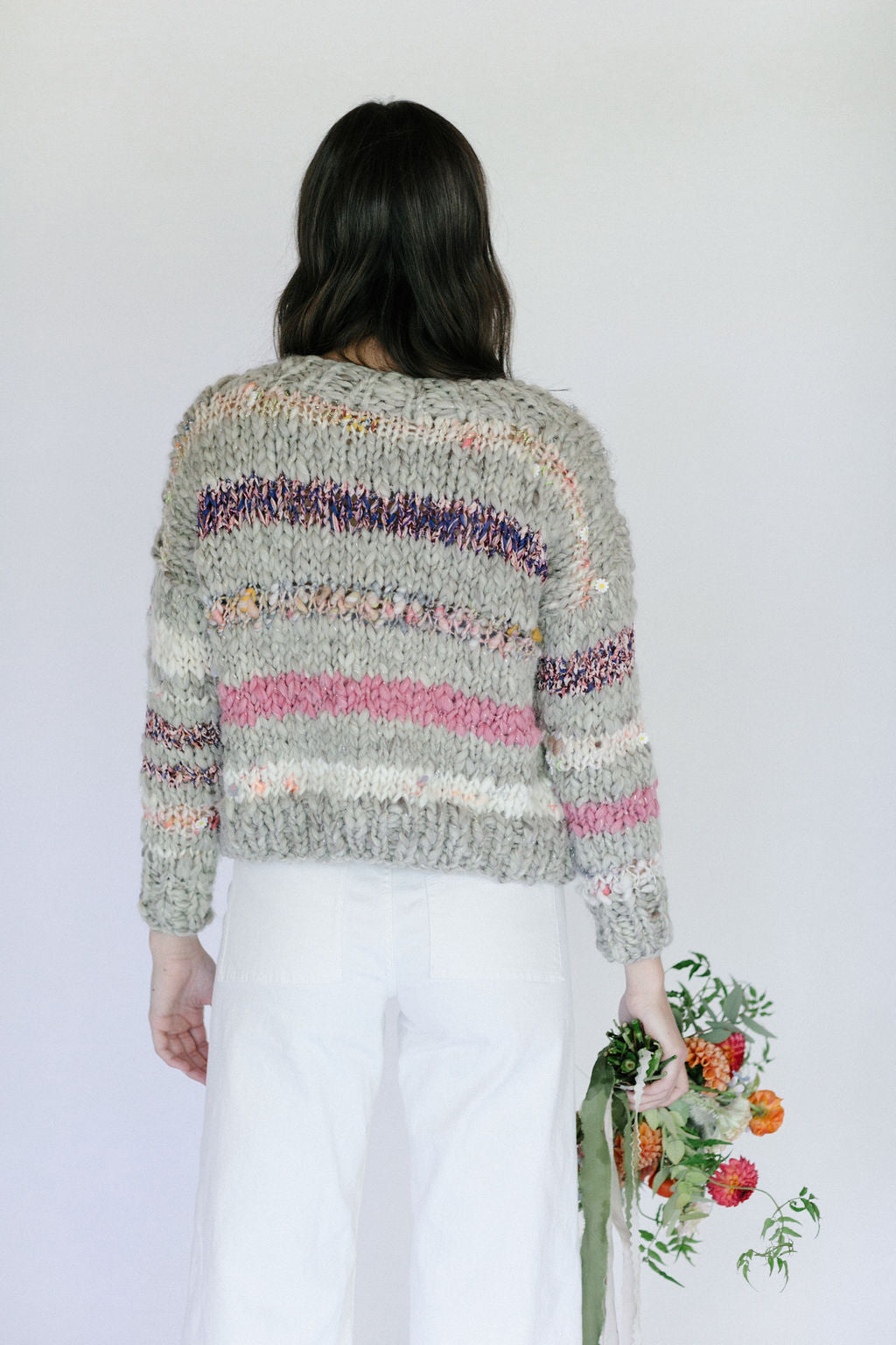 Saturday Sweater ~ High Vibes / Dusty Mauve Sample 54