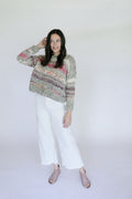 Saturday Sweater ~ High Vibes / Dusty Mauve Sample 54