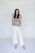 Saturday Sweater ~ High Vibes / Dusty Mauve Sample 54