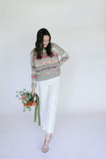 Saturday Sweater ~ High Vibes / Dusty Mauve Sample 54
