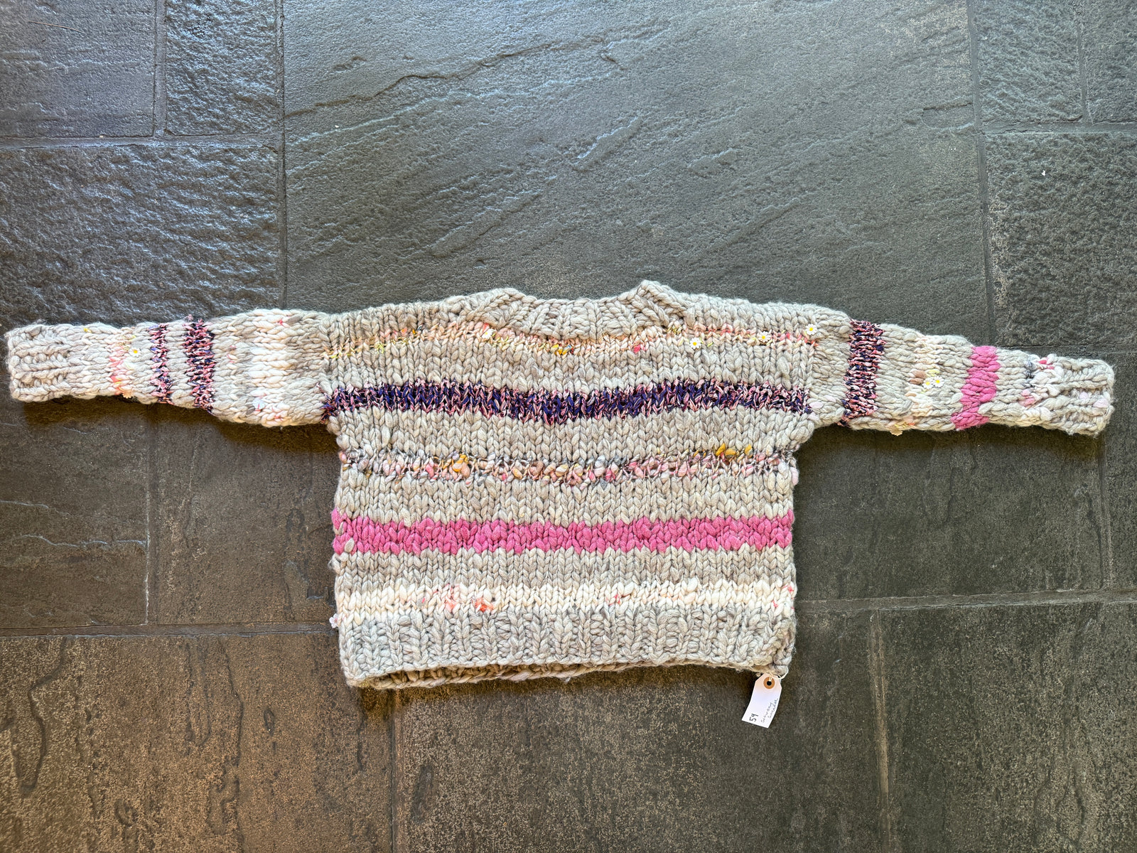 Saturday Sweater ~ High Vibes / Dusty Mauve Sample 54
