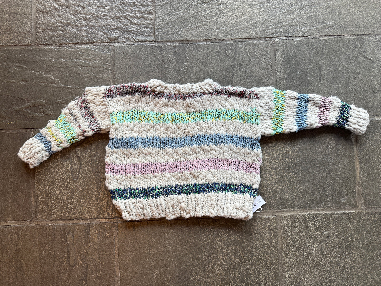Saturday Sweater ~ Fog Heather / Sweet Dreams Sample 32