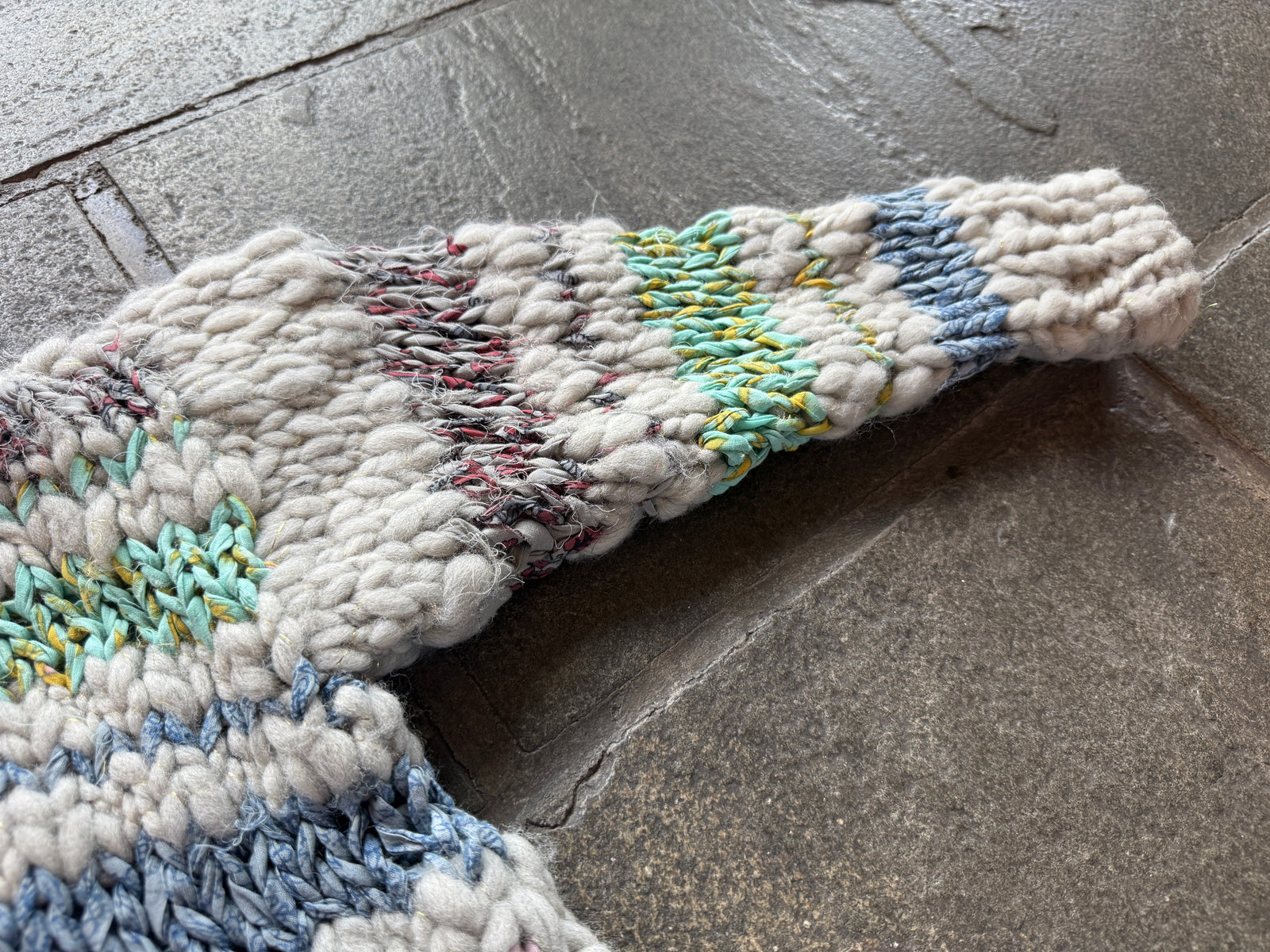 Saturday Sweater ~ Fog Heather / Sweet Dreams Sample 32