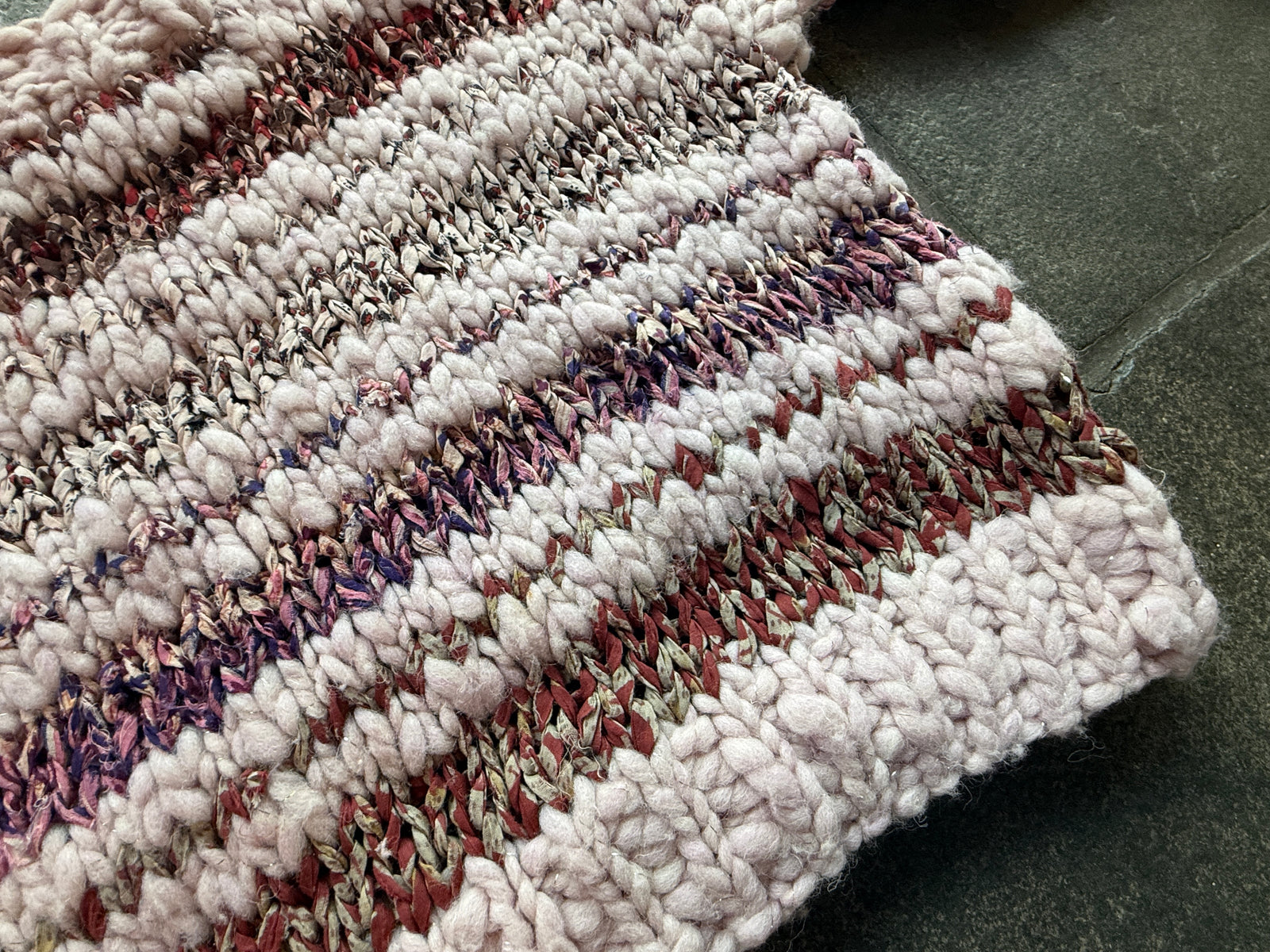 Saturday Sweater ~ Lavender Dust / Blush Happy Sample 31