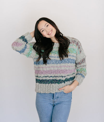 Knit Collage Saturday Sweater Knitting Pattern 