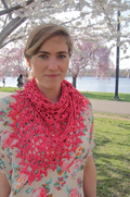 Scalloped Crochet Shawl ~ Maharani Silk Sample 77