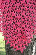 Scalloped Crochet Shawl ~ Maharani Silk Sample 77
