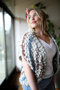 Knit Collage Secret Garden Cocoon Cardi Pattern
