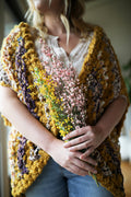 Knit Collage Secret Garden Cocoon Cardi Pattern