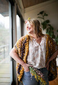 Knit Collage Secret Garden Cocoon Cardi Pattern