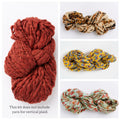 Plaid Happy Sweater without Vertical Plaid Yarn ~ Knitalong Kit
