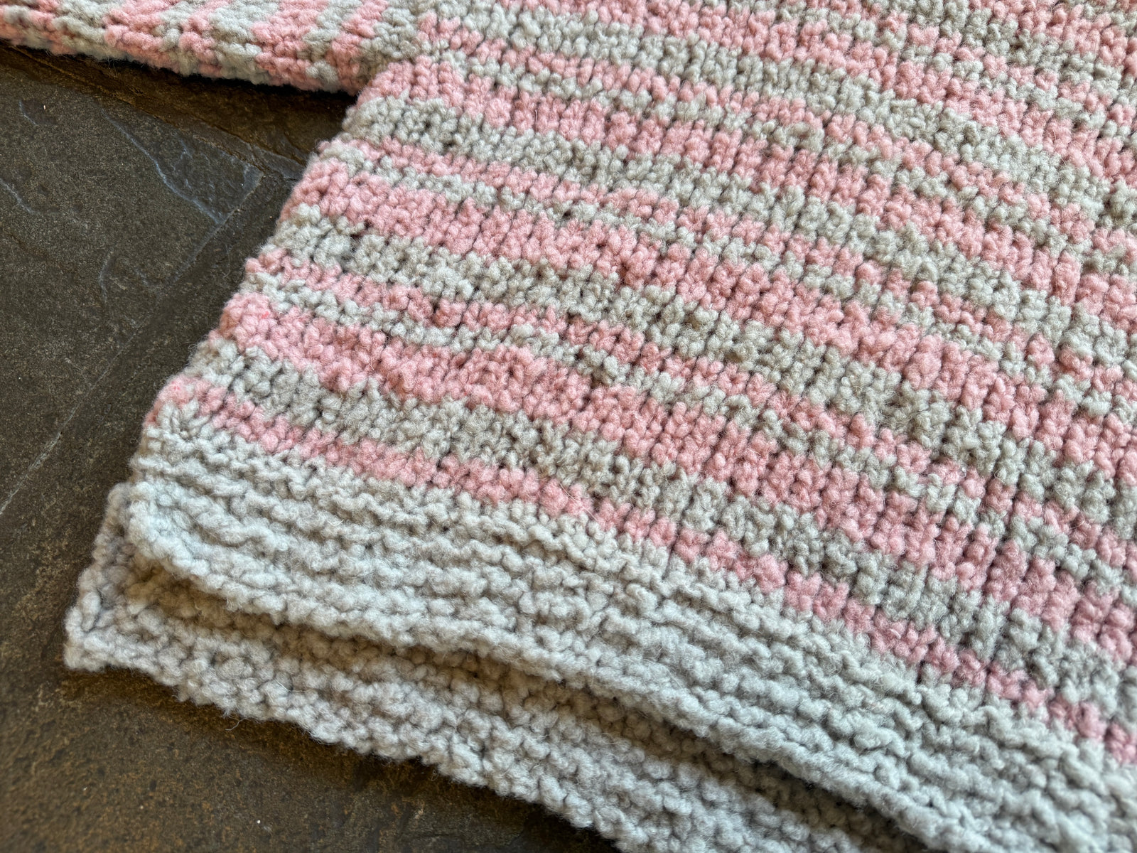 Serenity Striped Sweater ~ Peony / Go with the Flow Sample 29