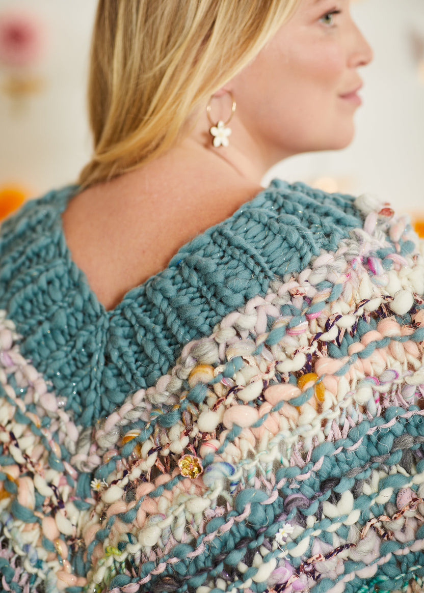 Shake Your Groove Thing Poncho Pattern – Knit Collage
