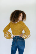 Shakespeare in the Park Sweater ~ Honeysuckle / Lavender Dust Sample 10