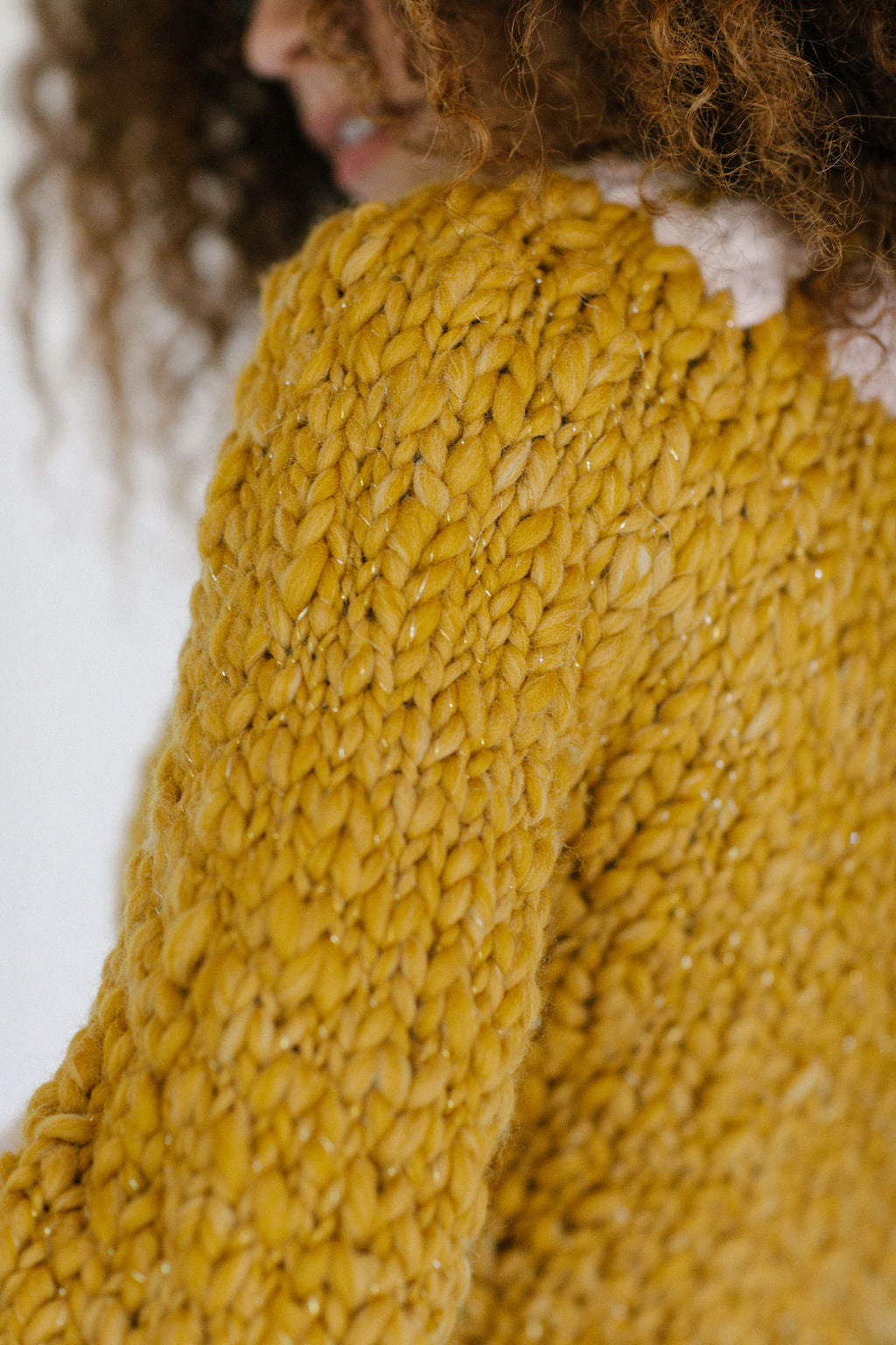 Shakespeare in the Park Sweater ~ Honeysuckle / Lavender Dust Sample 10
