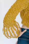 Shakespeare in the Park Sweater ~ Honeysuckle / Lavender Dust Sample 10