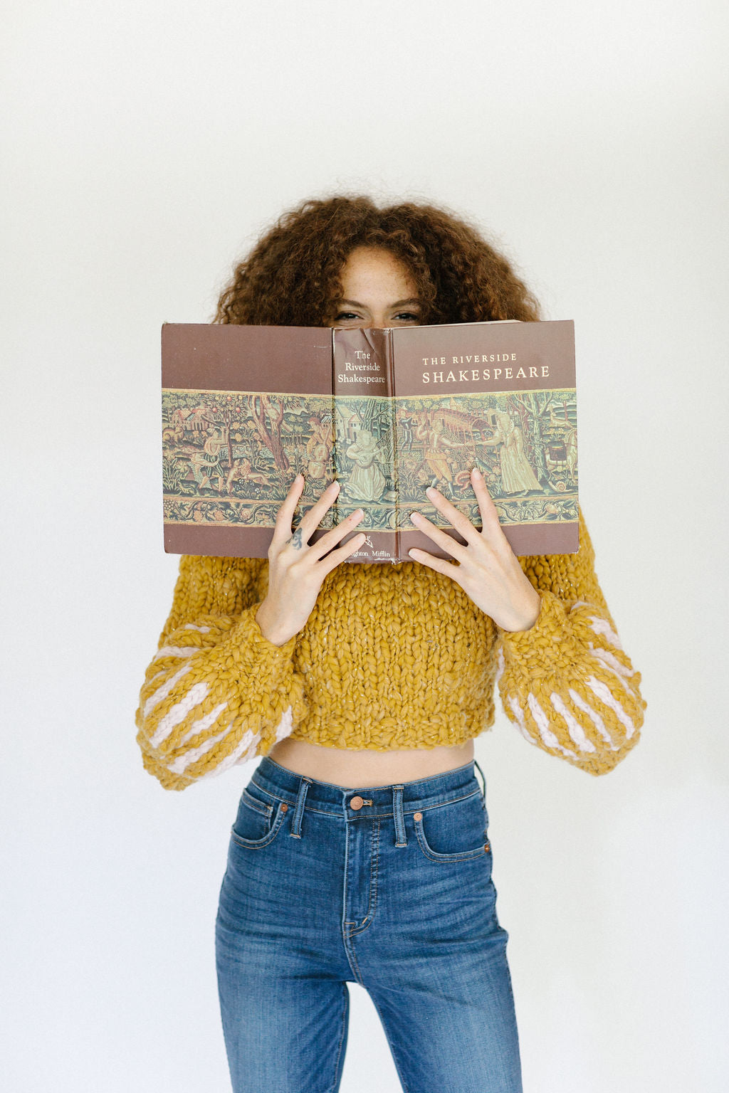 Shakespeare in the Park Sweater ~ Honeysuckle / Lavender Dust Sample 10