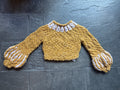 Shakespeare in the Park Sweater ~ Honeysuckle / Lavender Dust Sample 10