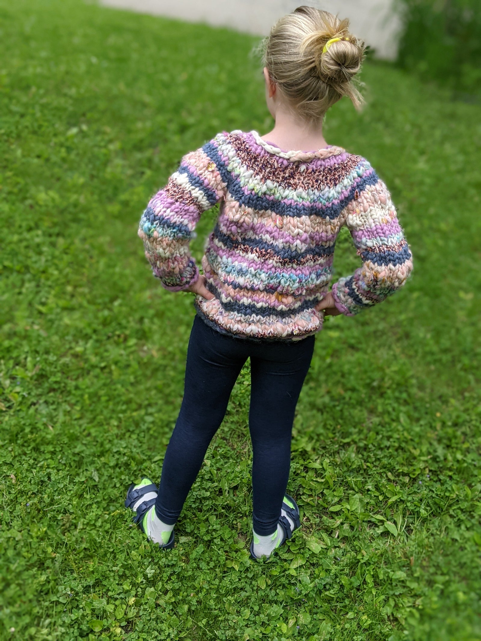 Kids Kaleidoscope Sweater ~ Knitalong Kit