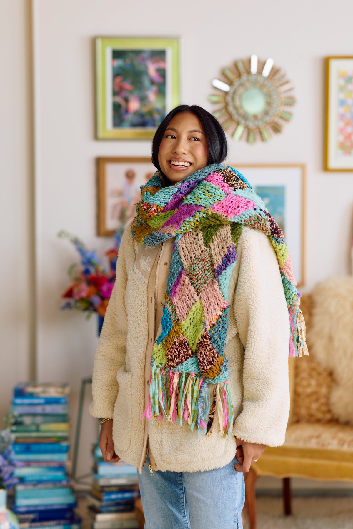 Grateful Threads Scarf ~ Knitalong Pattern