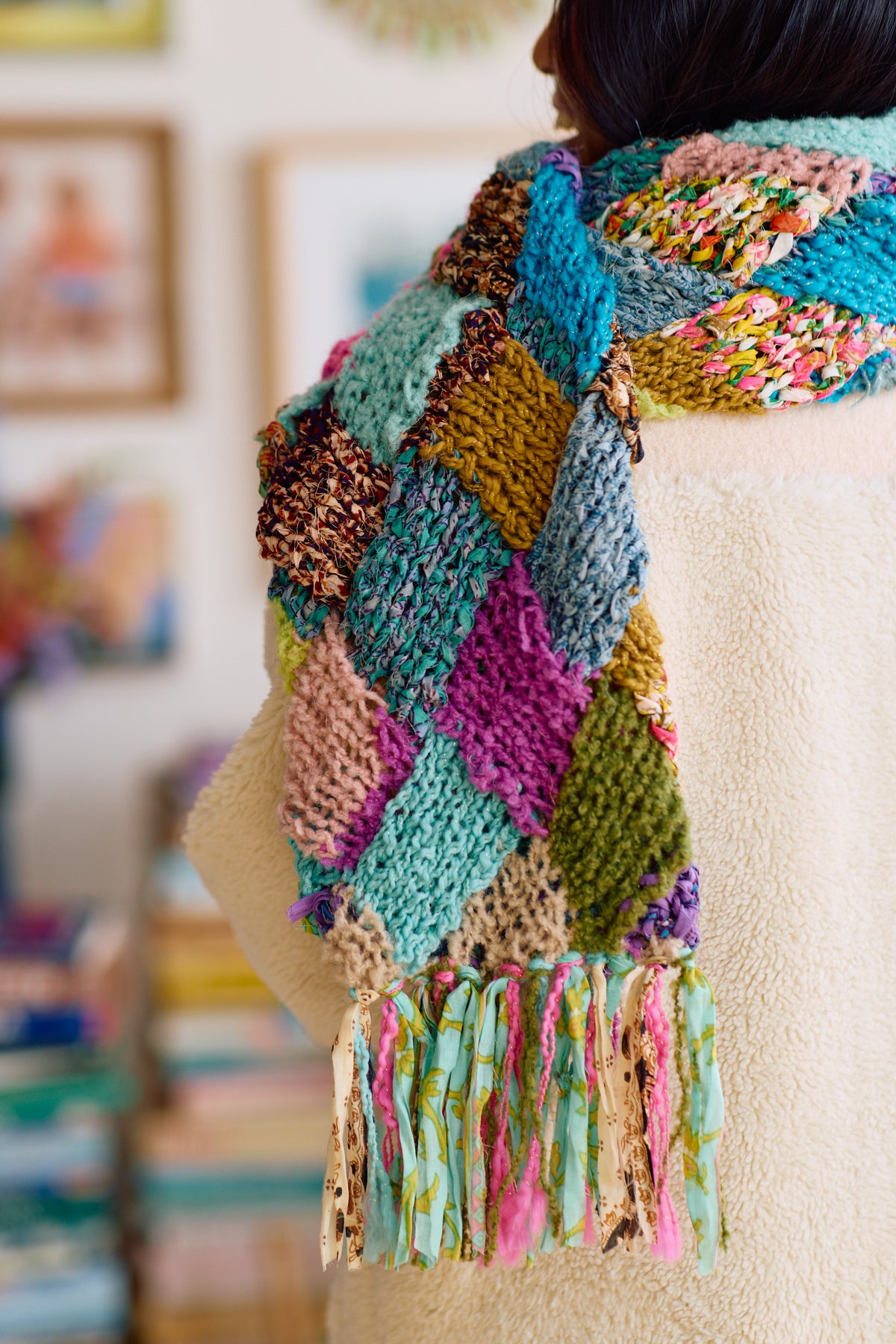 Grateful Threads Scarf ~ Knitalong Pattern