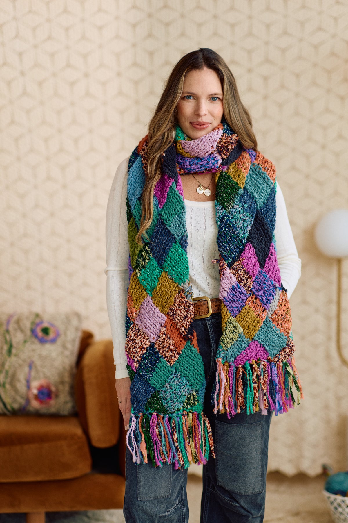Grateful Threads Scarf ~ Knitalong Pattern
