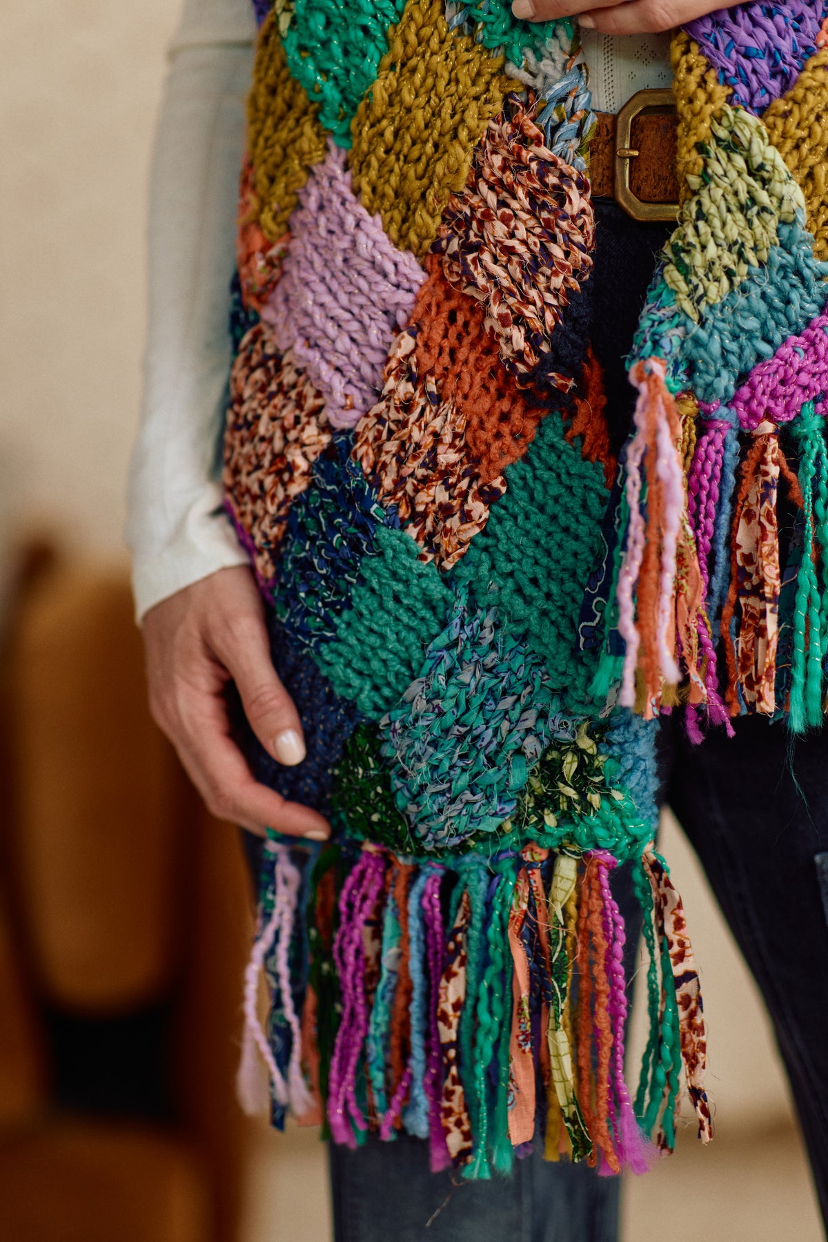 Grateful Threads Scarf ~ Knitalong Pattern