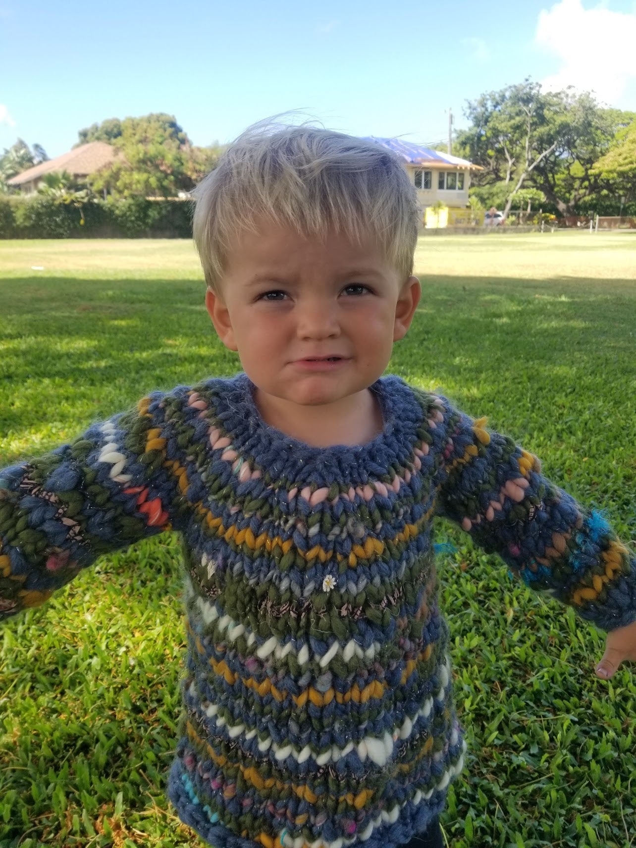 Kids Kaleidoscope Sweater ~ Knitalong Kit