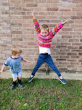 Kids Kaleidoscope Sweater ~ Knitalong Kit