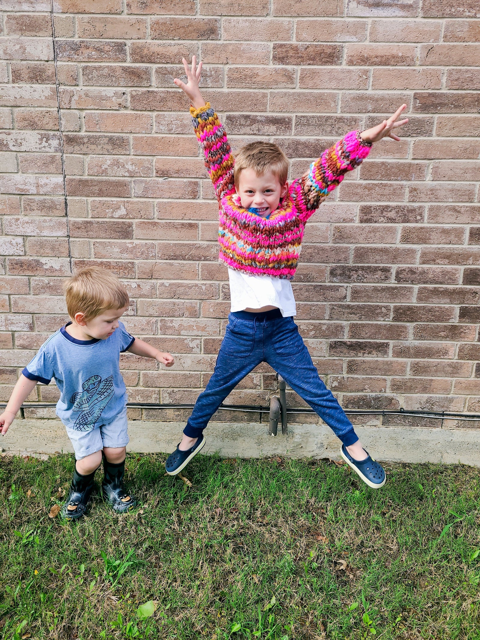Kids Kaleidoscope Sweater ~ Knitalong Kit