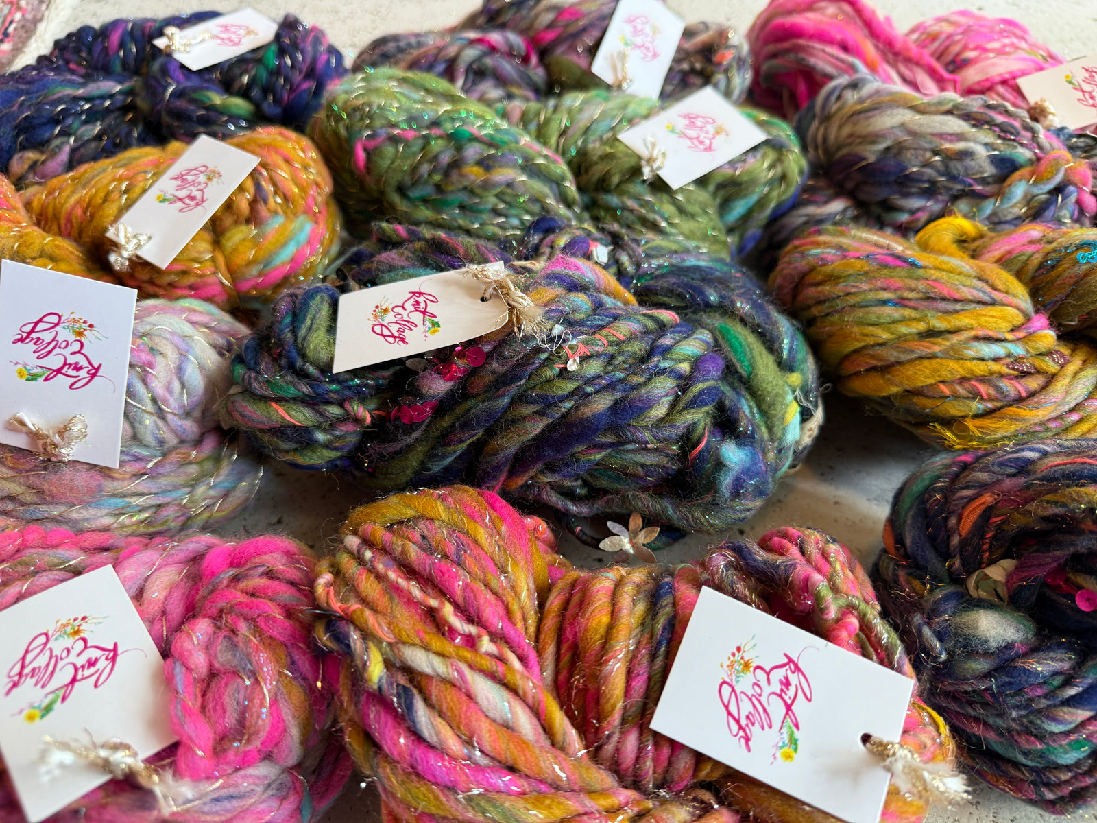 Skein Bundle ~ 12 Full Skeins Handmade Studio 54