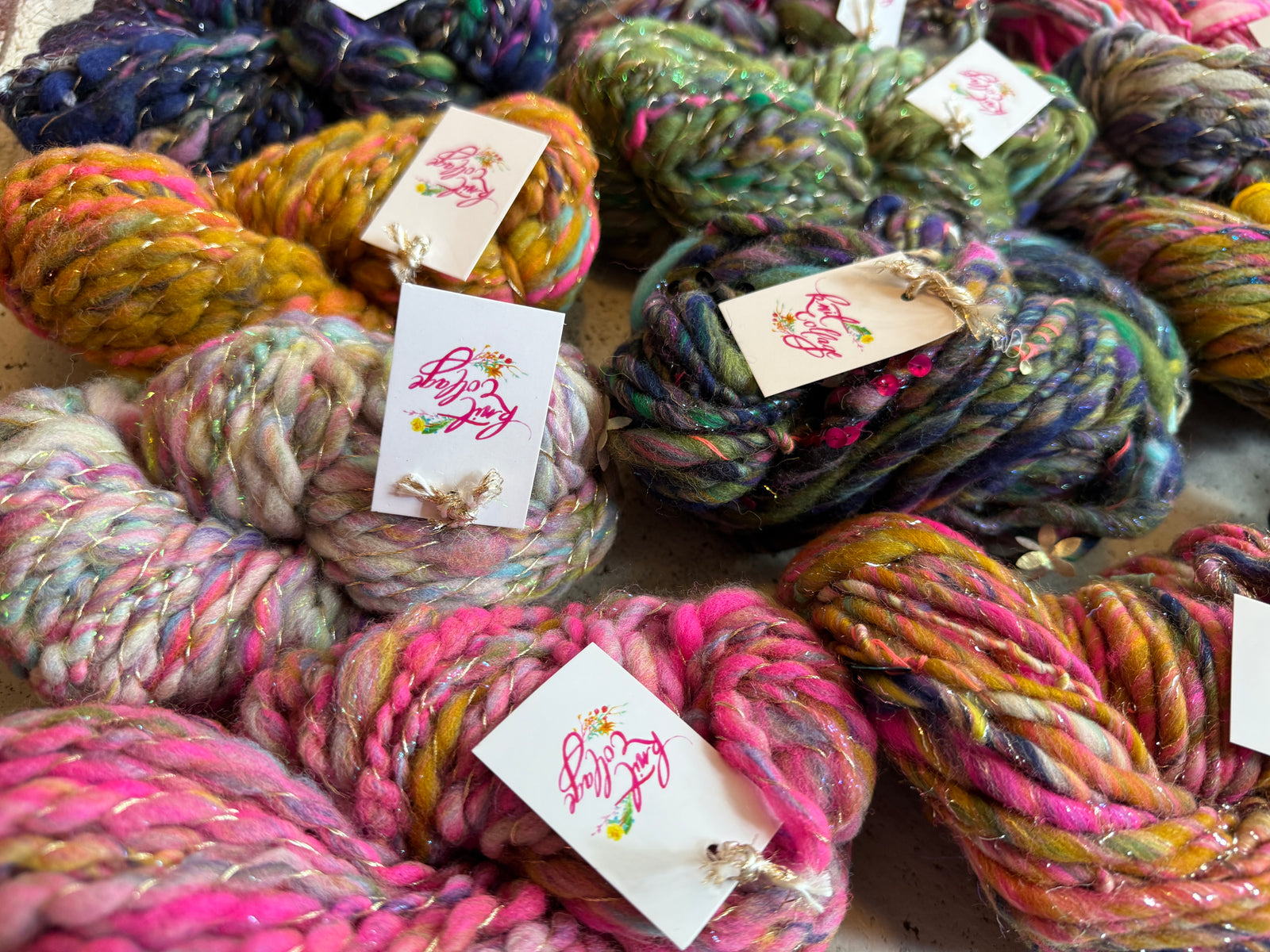 Skein Bundle ~ 12 Full Skeins Handmade Studio 54