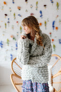 Snowcap Cable Cardi Pattern by Knit Collage 