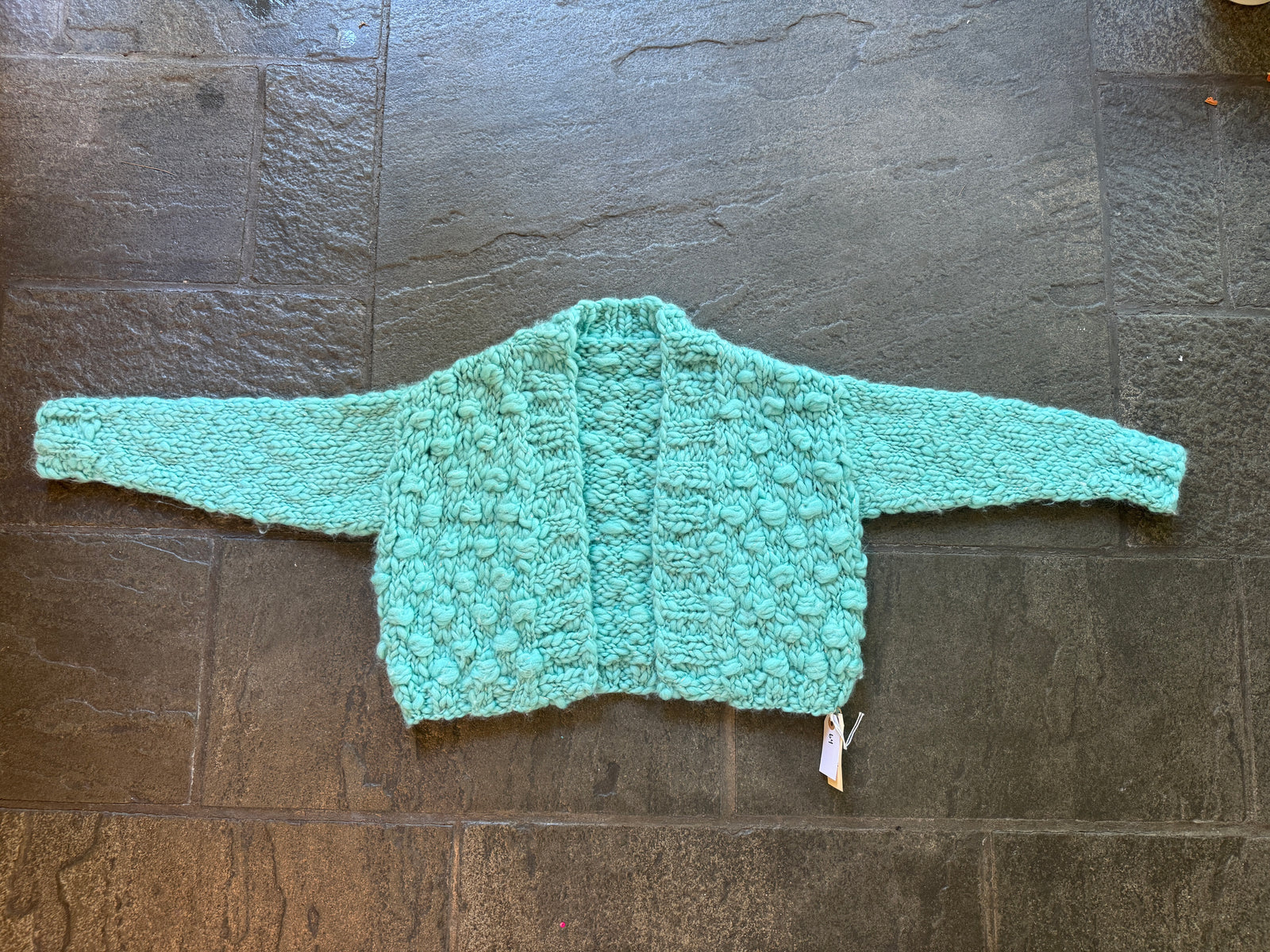 Snowfall Bobble Sweater ~ Blue My Mind Sample 64