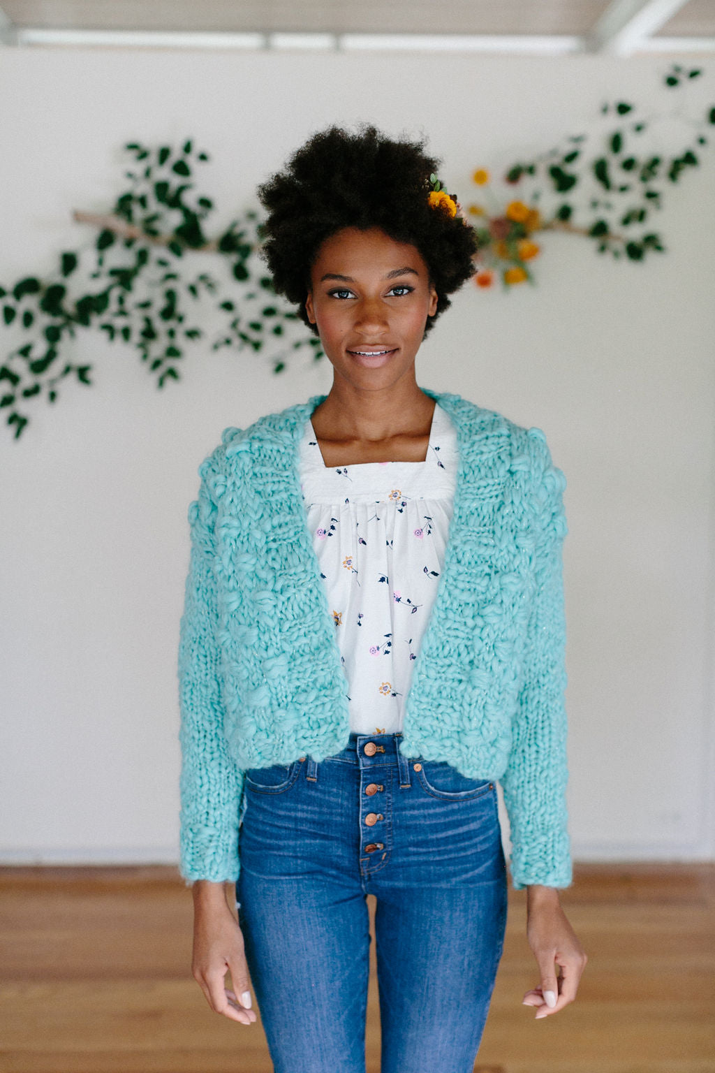 Snowfall Bobble Cardi Class