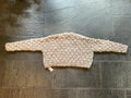Snowfall Bobble Sweater ~ Creme Brulee Sample 56