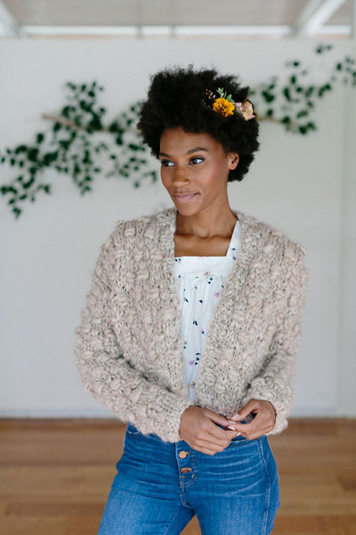 Snowfall Bobble Cardi Pattern