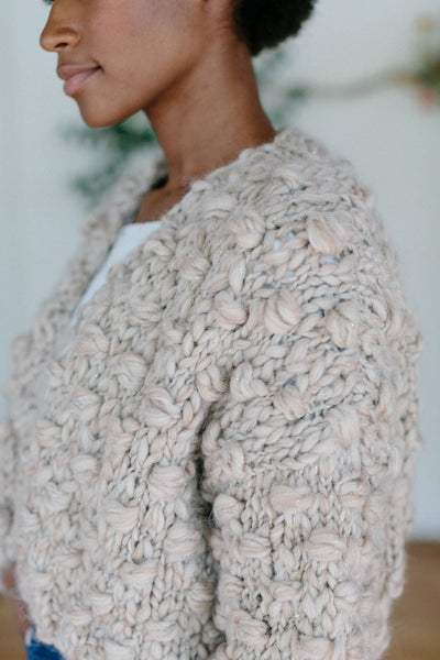 Snowfall Bobble Cardi Pattern