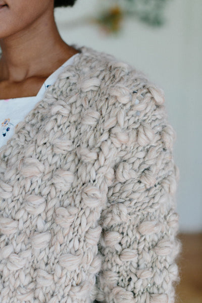 Snowfall Bobble Cardi Pattern