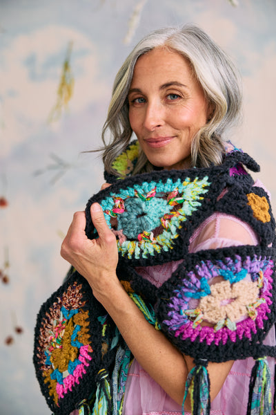 Stained Glass Crochet Shawl Class