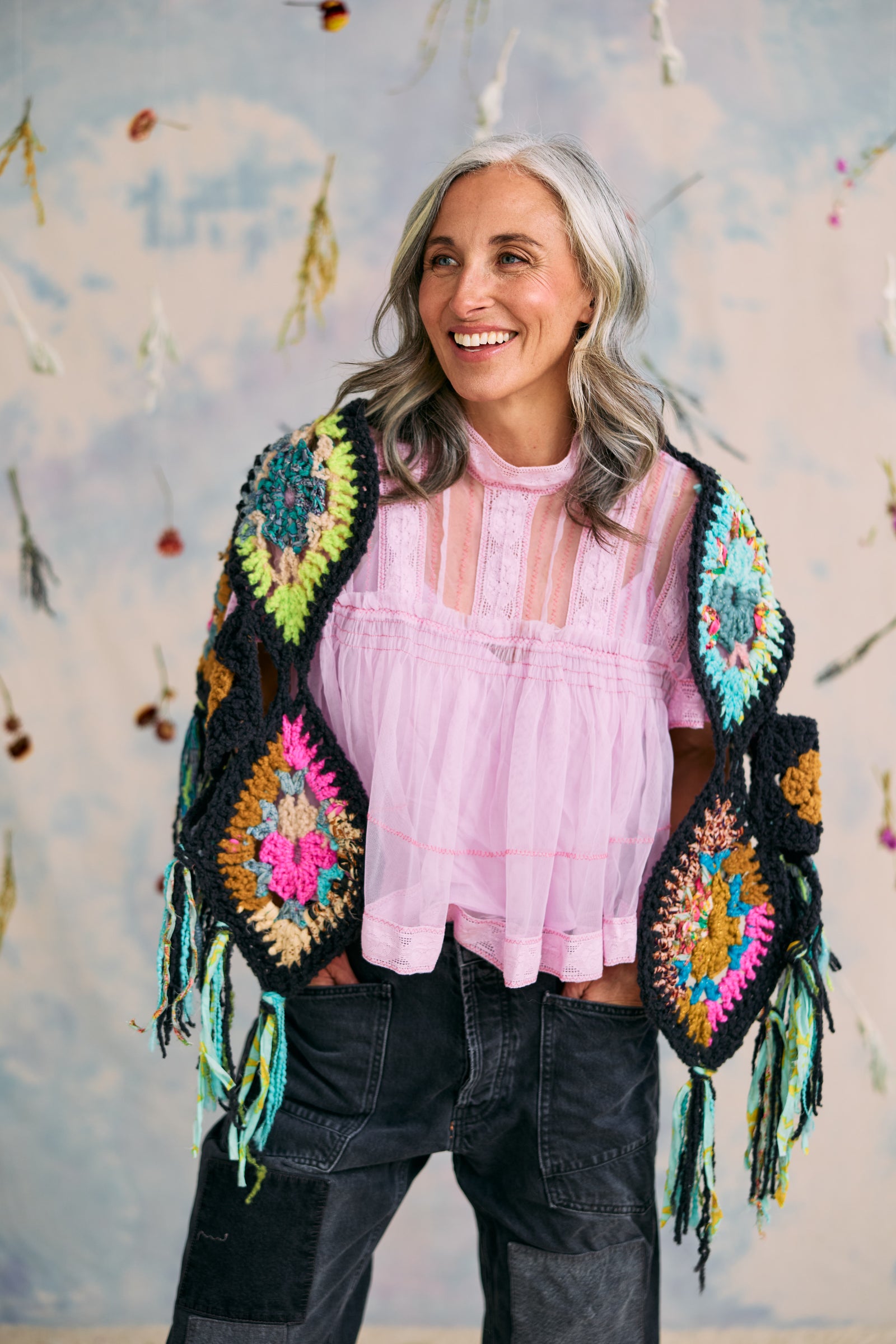 Stained Glass Crochet Shawl Kit