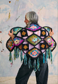 Stained Glass Crochet Shawl Kit