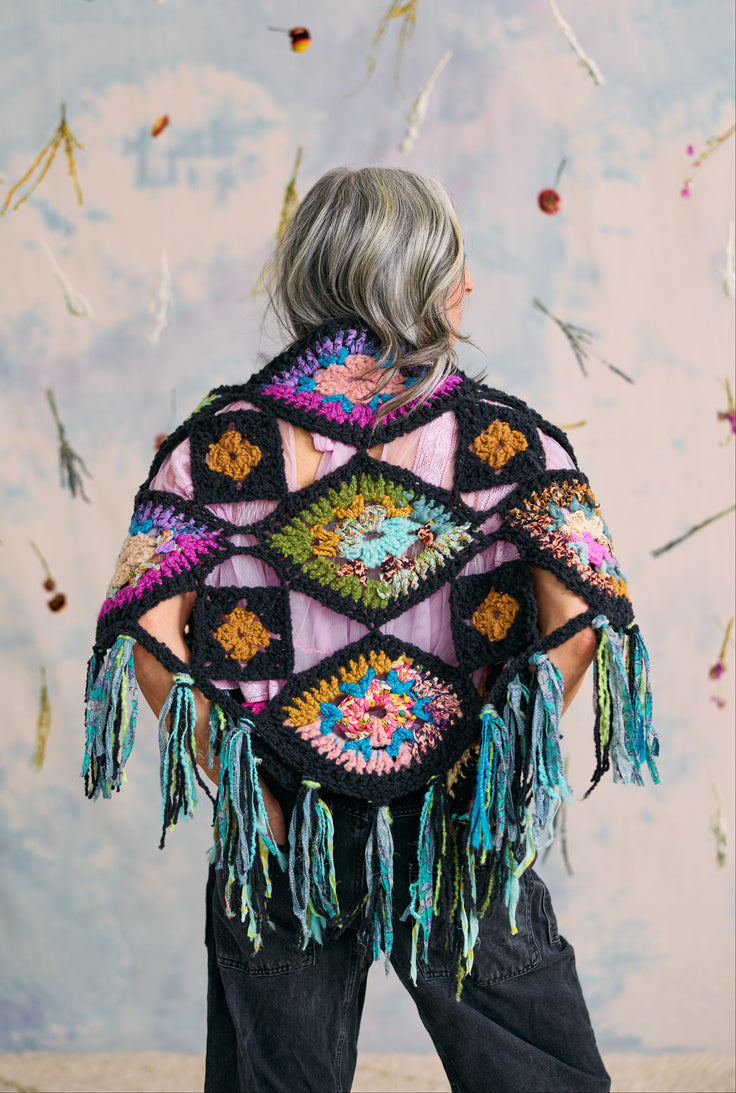 Stained Glass Crochet Shawl Kit