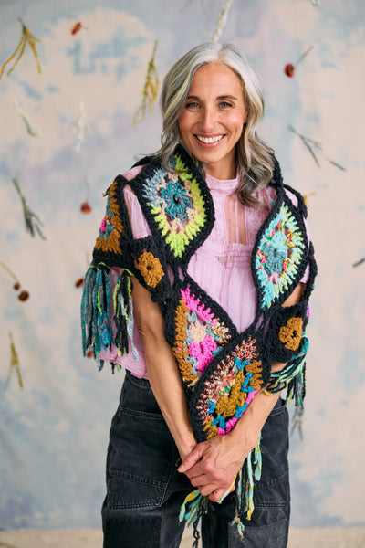 Stained Glass Crochet Shawl Class