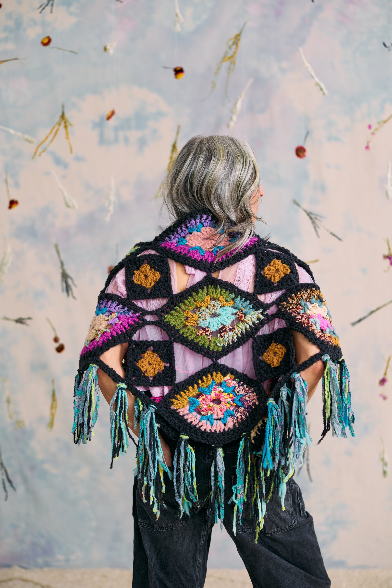 Stained Glass Crochet Shawl Class