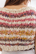 Summer Sweetness Sweater ~ French Vanilla / Rose Darling Sample 7