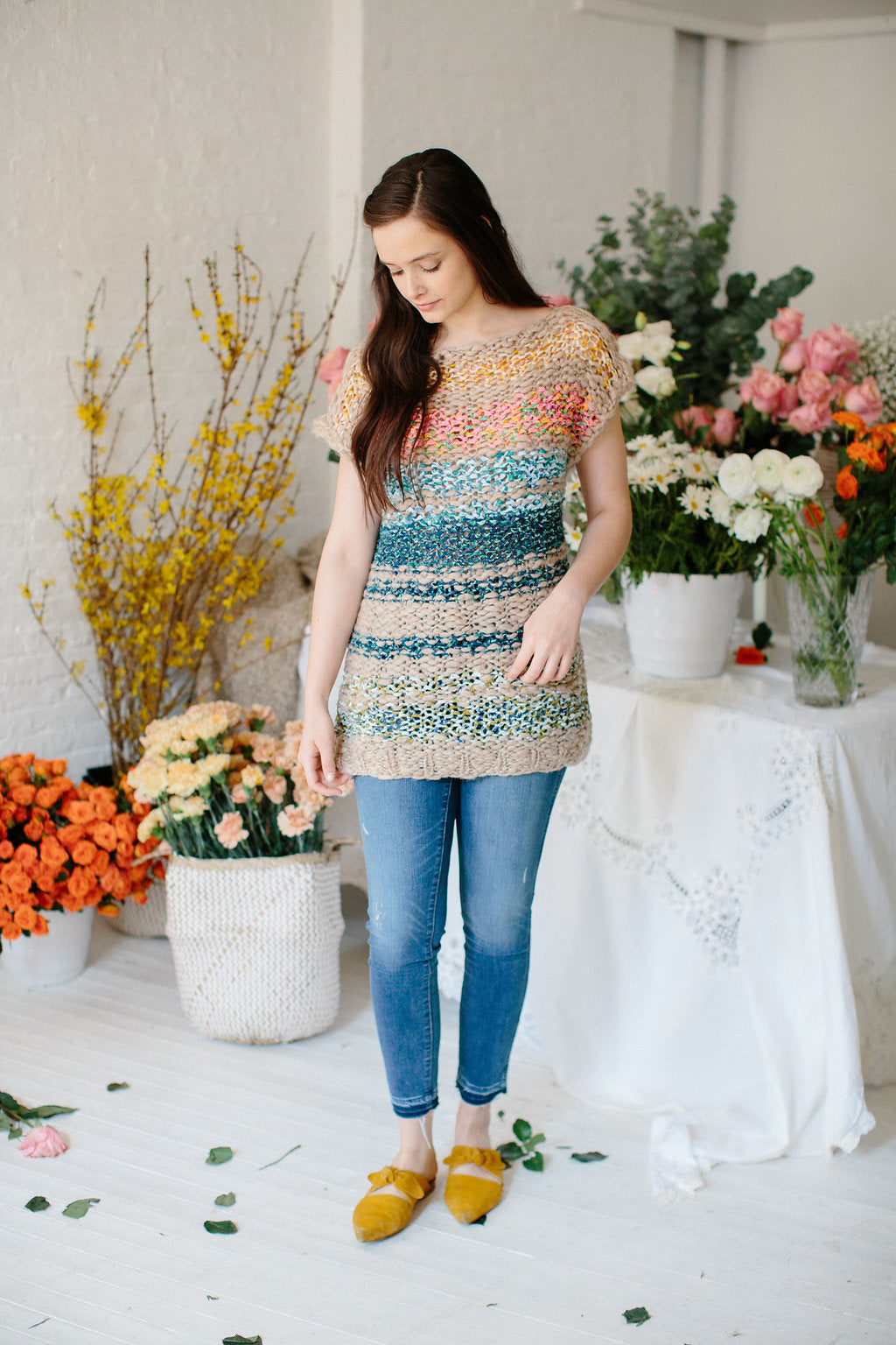 Summer Sweetness Tunic ~ Creme Brulee Sample 53